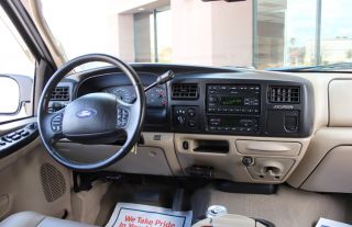 2005 Ford Excursion Limited 4x4 6 0L Diesel Black Leather Steering Wheel Cover