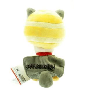 Super Mario Bros 8 5" Musasabi Flying Squirrel Yellow Toad Plush Doll Toy MX2144