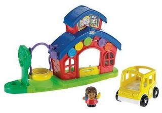 Kids Play Fisher Price Little People School House Playset Gift Children New FA