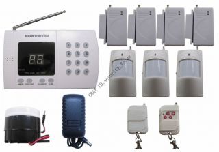 K30 99 Zones Wireless PIR Home Security Alarm Burglar System Auto Dial Dialing