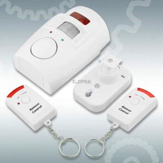 Wireless Infrared Detector Motion Sensor Remote Control Home Safety Alarm Alert