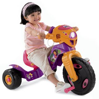 Fisher Price Dora The Explorer Lights Sounds Kids Trike Tricycle W4695