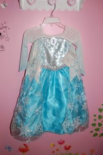  Frozen Costume Elsa Dress Size 4 Sold Out
