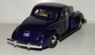 Motormax 1940 Ford Deluxe Coupe Diecast Car 1 24 G Scale 8" Length B