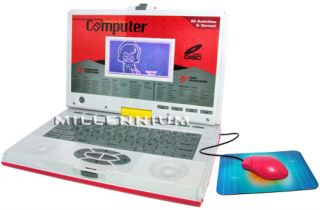 Childrens Kids Teaching Learning Colour Screen Laptop Computer Educational Toys