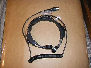 Throat Microphone Mic for Harley Davidson Radio Replaces Headset
