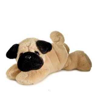 Pug Toy Puppy Dog Plush Stuffed Animal 8" Mini Pico Pup