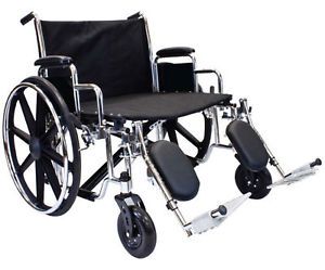 Extra Wide Heavy Duty Wheelchair Elevating Legrest 28"