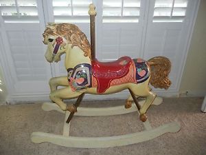 Carousel Rocking Horse s s Wood Carvers