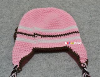 Baby Kids Child Girls Toddler Crochet Knitted Beanie Handmade Hat Cap MZ0630