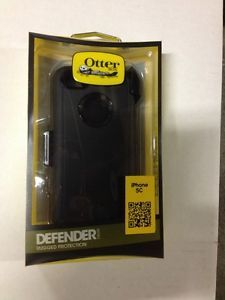 Otterbox Defender for iPhone 5c IPHONE5C Case Black with Clip Holster