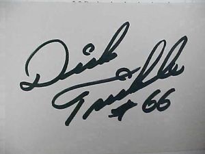 Dick Trickle Signed Index Card NASCAR and USAC Race Car Driver w Brief Bio