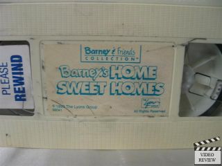 Barney's Home Sweet Home VHS