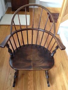 Antique Heywood Wakefield Mahogany Rocking Chair Local Pick Up Only