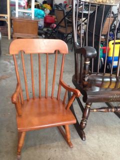 Tell City Solid Hard Rock Maple Andover Child's Rocker Children's Rocking Chair
