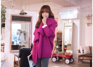 Women's Winter Fashion Knitted Coat Tops Cardigan Casual Warm Sweater Knitwear