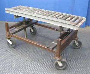 Heavy Duty Portable Roller Feed Conveyor