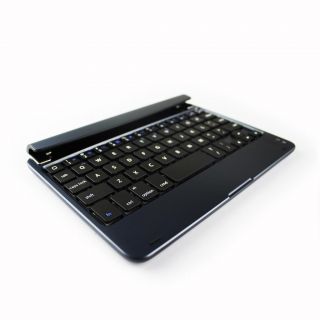 New Magnetic Ultra Thin Bluetooth Wireless Keyboard Stand for iPad Mini DarkBlue
