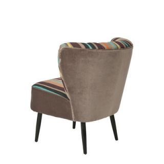 Safavieh Felicity Striped Fabric Slipper Chair