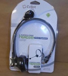Cellet EP350 3 5mm Hands Free Headset with Boom Microphone
