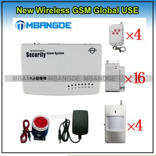 New Wireless GSM Home Security Burglar Alarm System Auto Dialing Dialer SMS Call