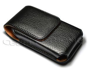 New Black Belt Clip on Leather Case Holster for Nokia Lumia 610 710
