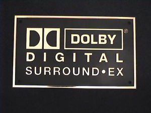 Dolby Digital Surround EX Home Cinema Wall Plaque