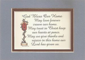 God Bless Our Home Love Crown Peace Trust Christ Rejoice Verses Poems Plaques