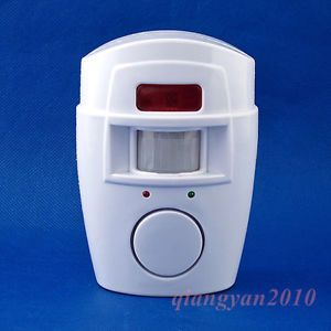 Wireless IR Motion Sensor Alarm Detector Infrared Remote Control Home Safety YY