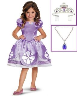 Child Toddler Show Disney Princess Sofia The First Royal Classic Dress Costume