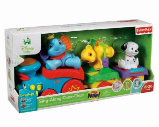 New Fisher Price Disney Baby Amazing Animals Sing Along Choo Choo