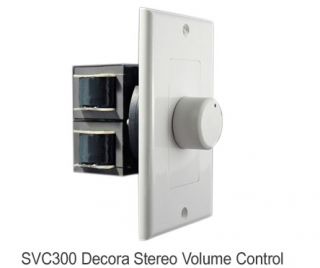 OSD Audio Heavy Duty 300 Watt Stereo in Wall Speaker Volume Control Knob Type
