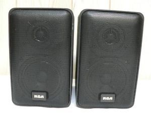 RCA Pro X33AV 2 Way Die Cast Mini Speakers Pair Radio Shack Catalog 40 5000