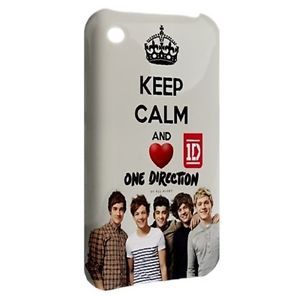 Keep Calm and Love One Direction 1D iPhone 3G 3GS Hard Shell Case Cover OD01