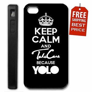 Drake YOLO Keep Calm and Take Care Lil Wayne YMCMB iPhone Case 4 4S Case Cover