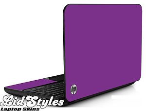LidStyles Purple Vinyl Laptop Skin Cover Protector Decal Fits HP Pavilion G6