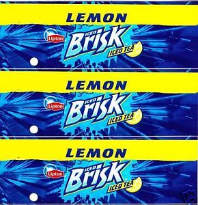 brisk iced tea lemon label