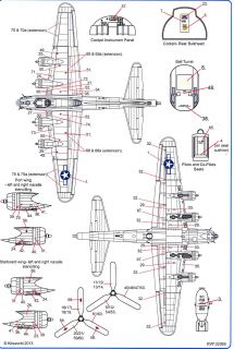 Kits World Decals 1 32 B 17 Flying Fortress Stencils Walkways National Markings