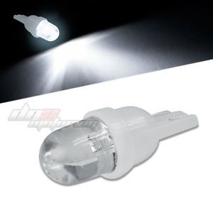 10mm Round LED T10 W5W 194 Bright White Interior Dome Light Bulb Lamp Bulbs