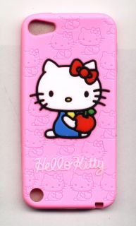 iPod Touch 5 5g Hello Kitty Soft Silicone Case Pink