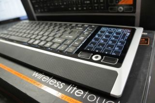 Saitek Mad Catz Eclipse Wireless Lite Touch Illuminated Backlit USB Keyboard