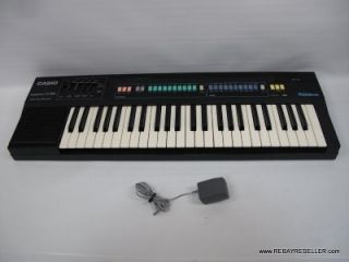 Casio Ct 380 Casiotone 210 Sound Tone Bank Electric Keyboard w Power Adapter