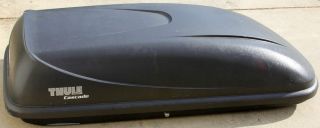 Thule Cascade 677 Car Roof Top Cargo Carrier Box w Lock Key P U