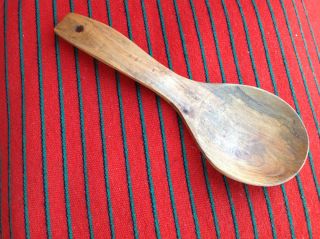 Vintage Collectible Wooden Kitchen Cooking Spoon Tool Decorative Retro