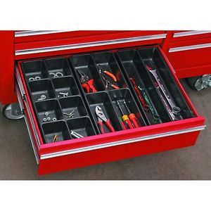 3 PC Tool Box Inside Drawer Organizer Divider for Kitchen Desk Tool Rollaway