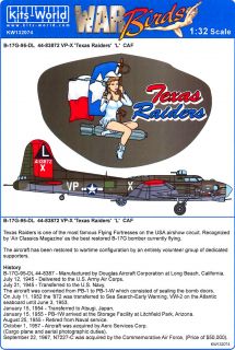 Kits World Decals 1 32 Boeing B 17g Flying Fortress Texas Raiders