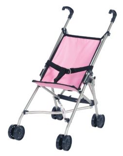 New Castle Toys Lissi Baby Doll Umbrella Stroller Pink