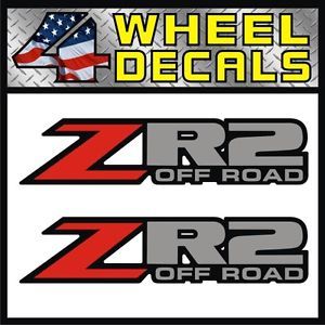 ZR2 4x4 Vinyl Decals Stickers Chevy S10 Sonoma ZR 2 items in 4 Wheel on ...