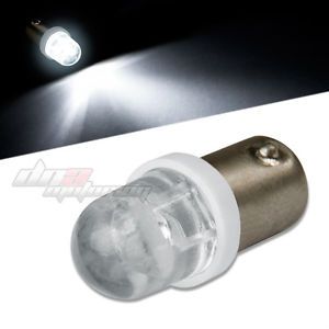 10mm Round LED T10 BA9S T4W Bright White Interior Dome Light Bulb Lamp Bulbs