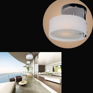 Modern Round Acrylic 1 Light Bulb Chandelier Lighting Pendant Lamp Ceiling Light